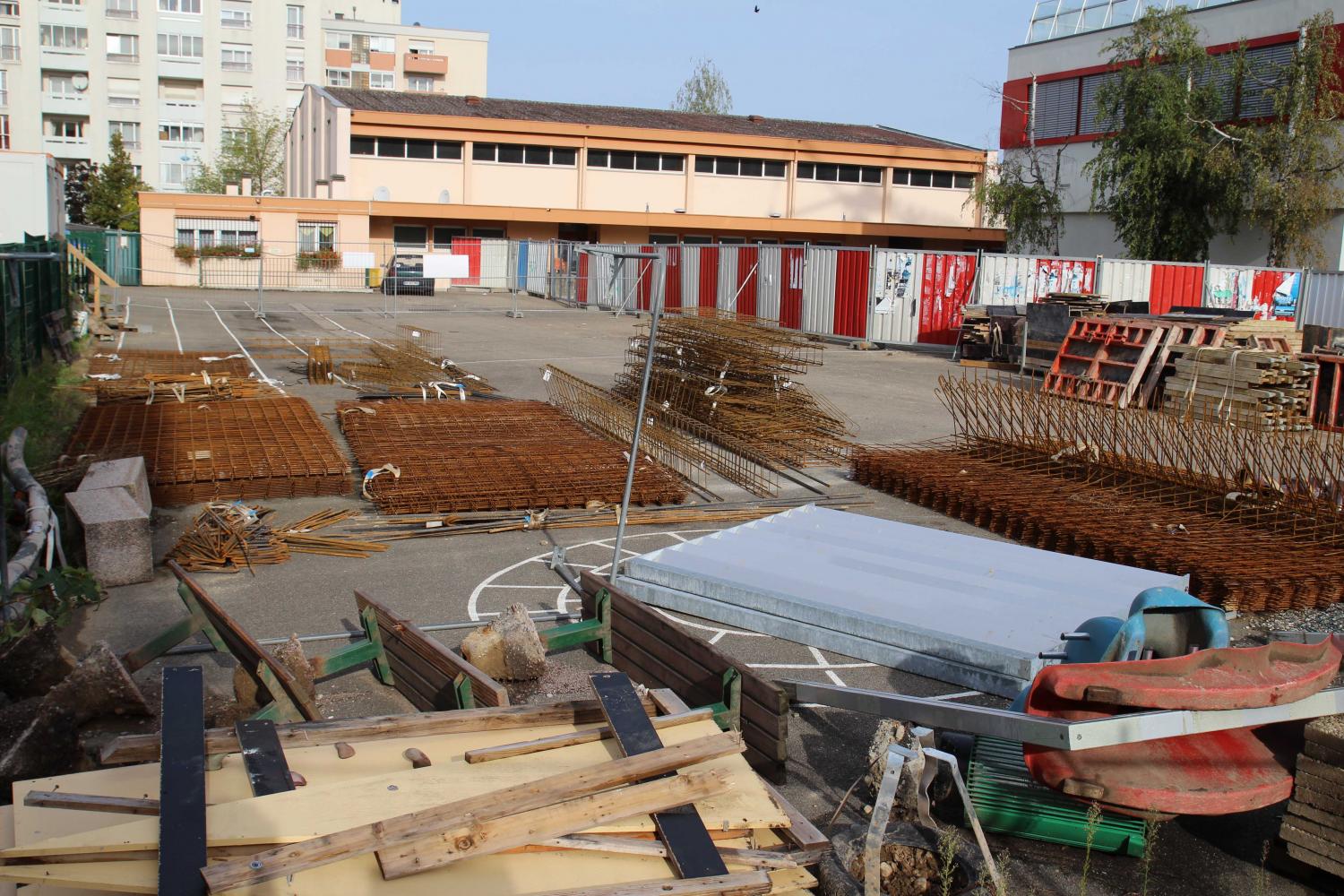 Chantier sur le groupe scolaire 