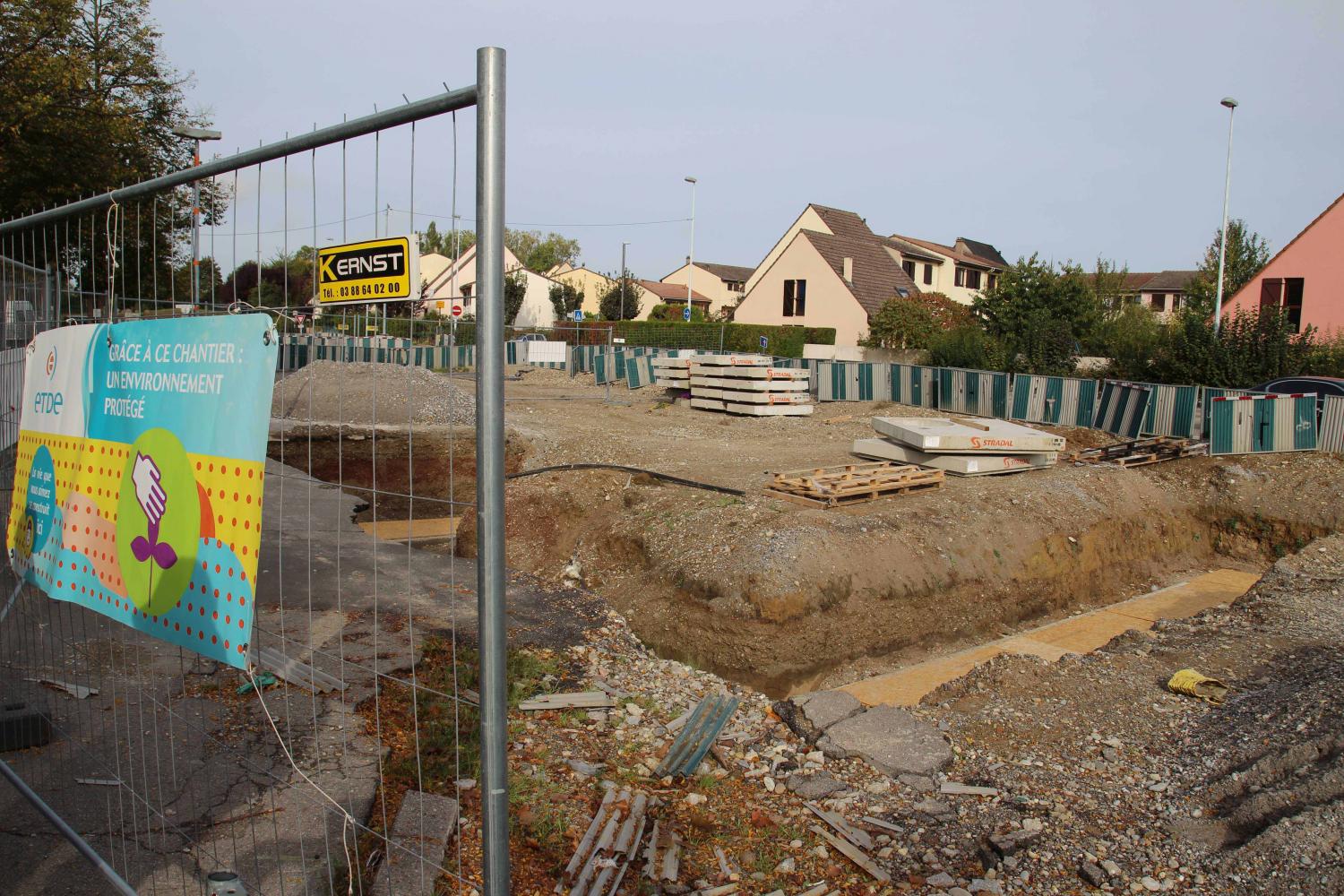 Site de la future station Le Galet ligne A.