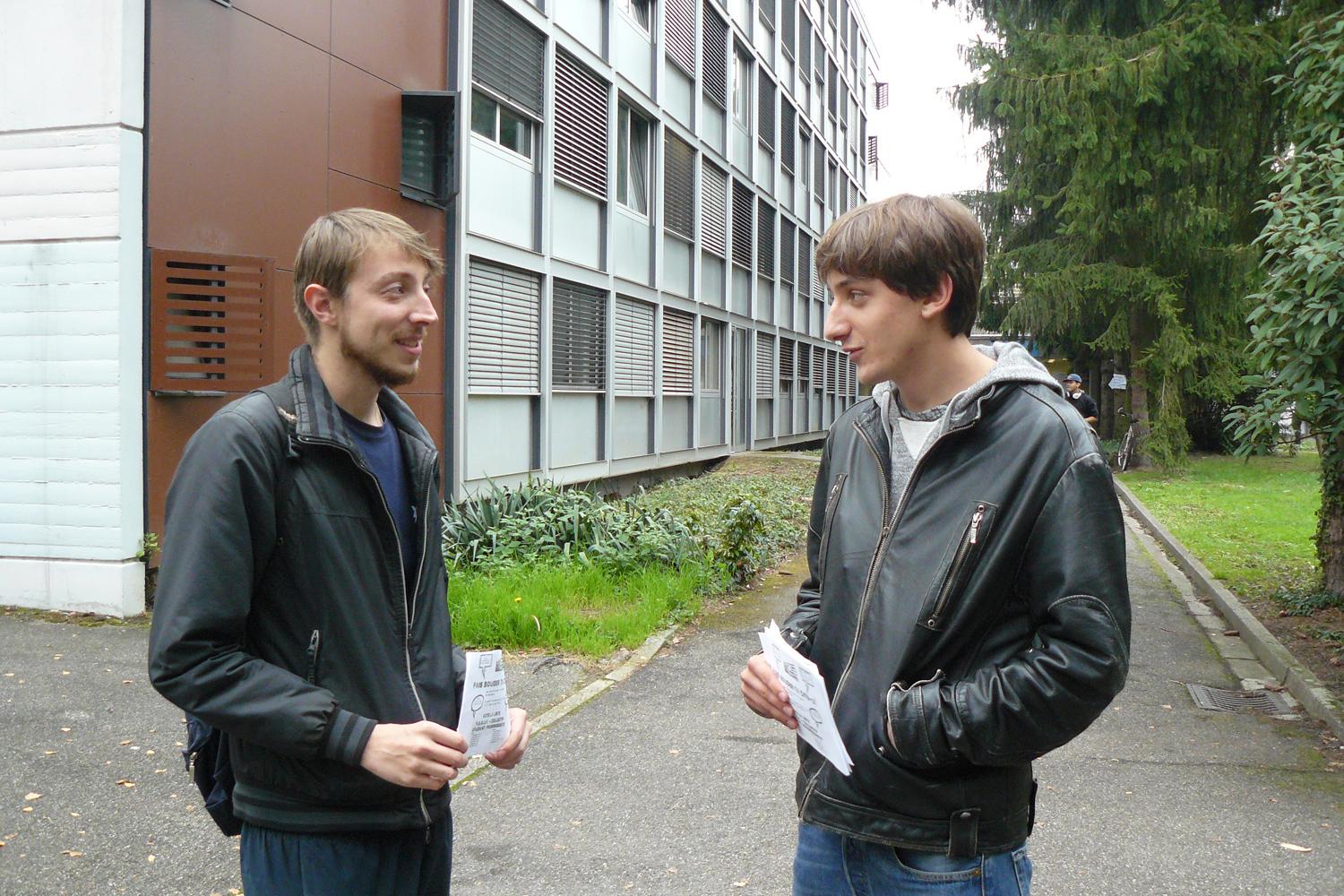 Sur les tracts de la liste FERUF, le premier des 12 points concerne la salubrité des chambres. 