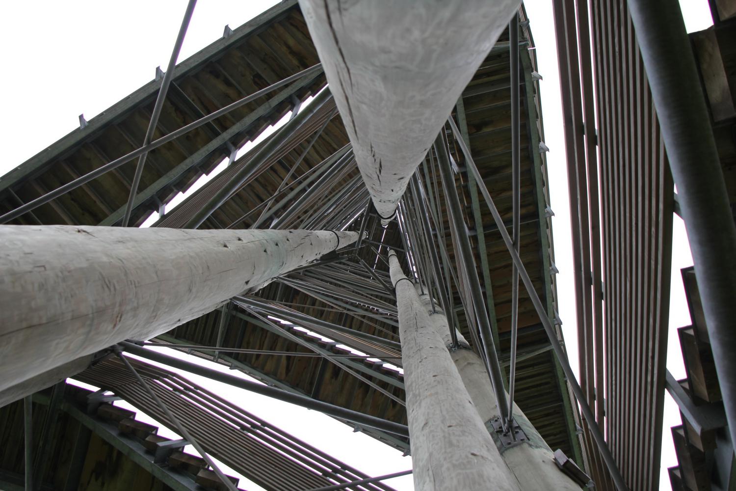 Ce handballeur a gravi les 210 marches en 46,62 secondes.