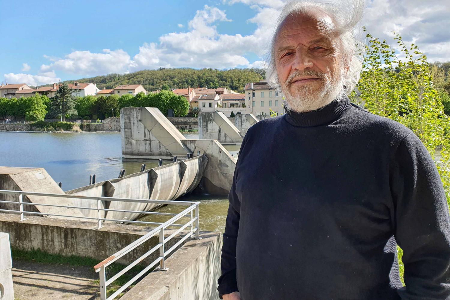Roberto Epple est le président de l’association « SOS Loire vivante » ; il se bat pour l’aménagement des barrages