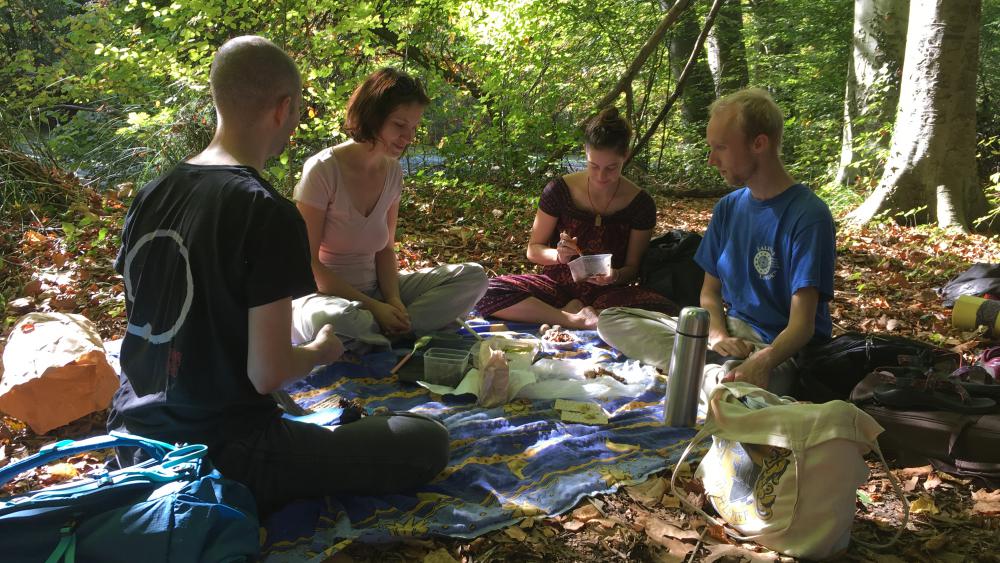 Le repas méditatif peut commencer. Au programme : assortiments de lentilles, purée de pois cassés, ou encore pain suédois.