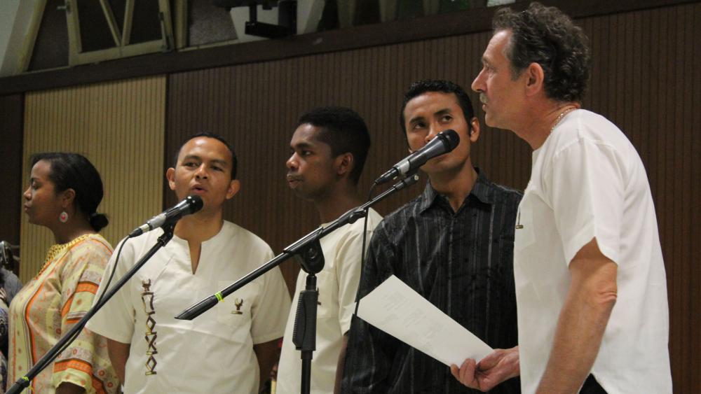 La chorale répète deux fois par mois à Schiltigheim.