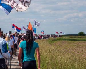 Dans le nord de la Serbie, 108 km de marche pour réveiller les campagnes 