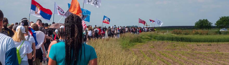 Dans le nord de la Serbie, 108 km de marche pour réveiller les campagnes 