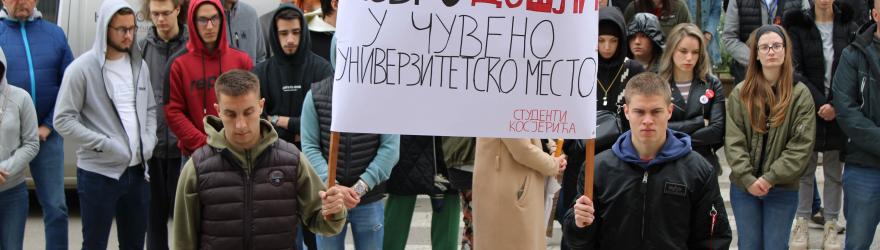 Le mouvement étudiant serbe cherche une voix politique