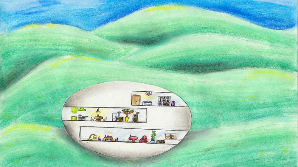 Charlotte Blanco, 3e prix dans la catégorie 11-15ans, originaire de Sainte-Croix-Aux-Mines en France