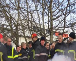 Les pompiers haut-rhinois en grève