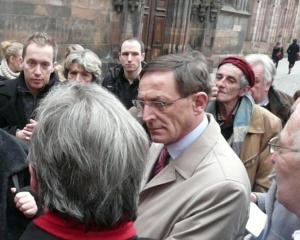 Ries en visite au centre de Strasbourg