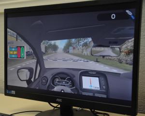 Un smartphone en guise de volant